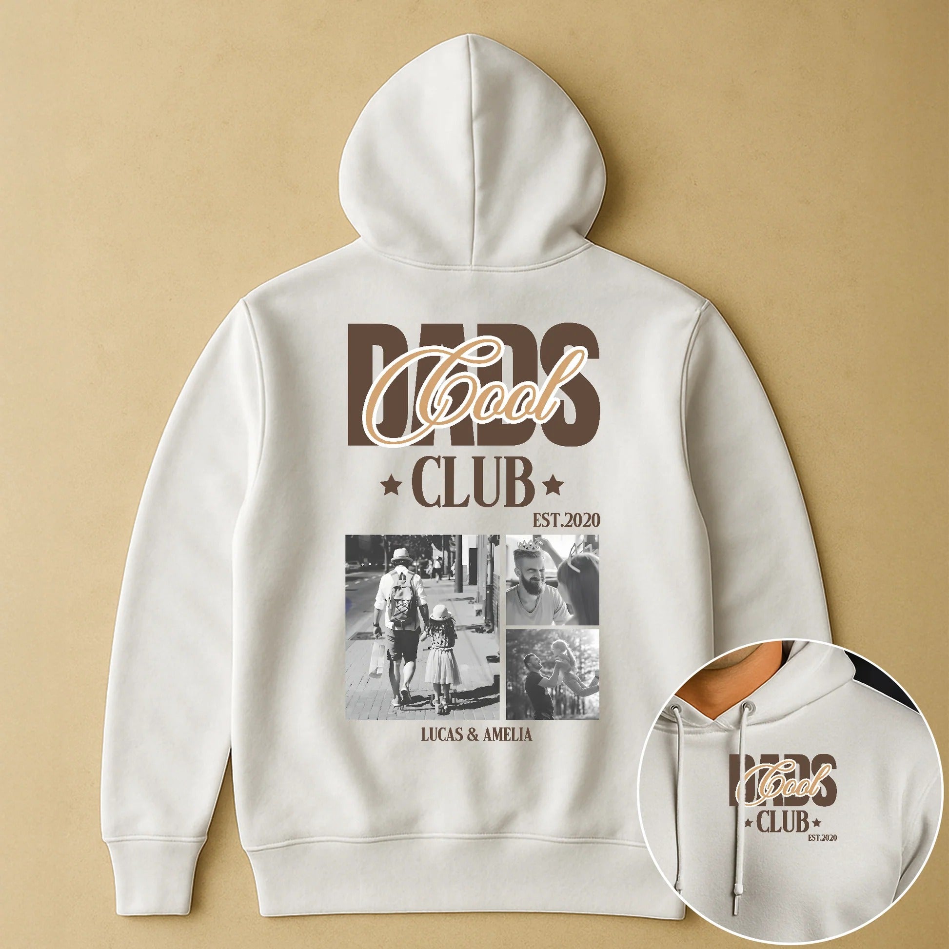 Cool Dad Club Custom Photo - Personalized Shirt-Father's Day Gift