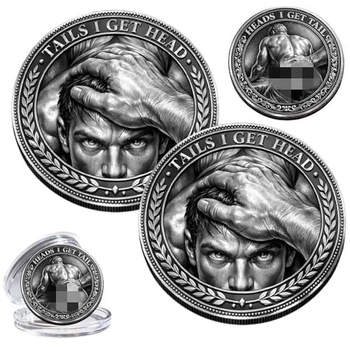 Flip for Pride – The Naughty Decision Coin (Heads I Get Tail / Tails I Get Head) – Perfect for Couples & Fun Date Nights
