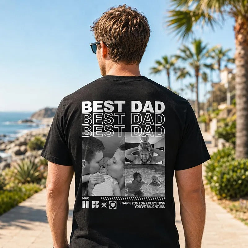 Father's Day Personalized Photo Shirt for Dad | Custom Gift