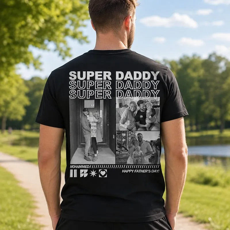 Father's Day Personalized Photo Shirt for Dad | Custom Gift
