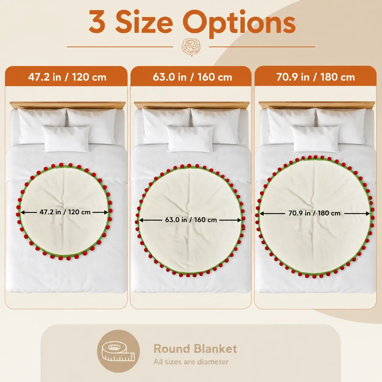 Rose Crochet Flower Blanket – Handmade Throw for Couples & Families