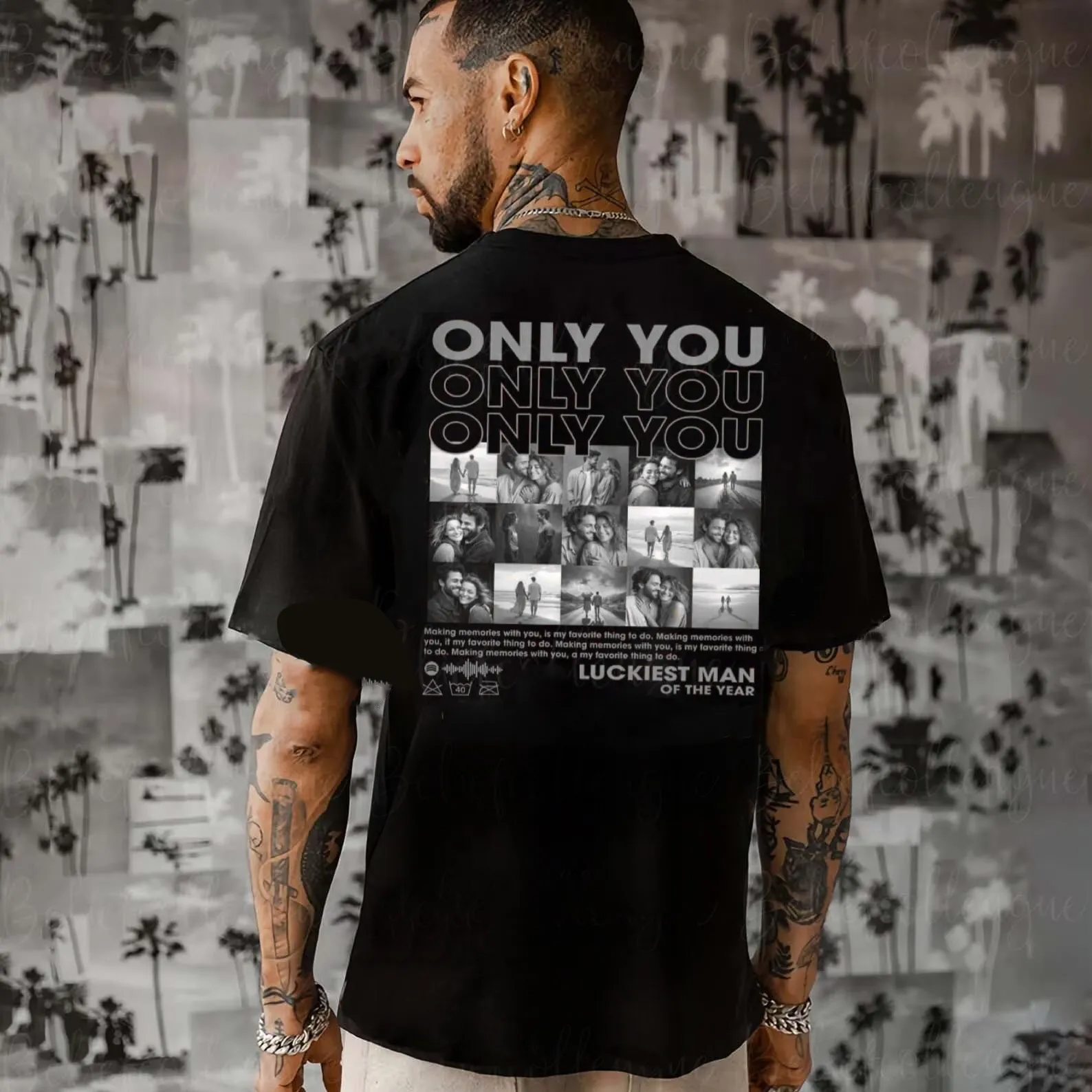 Father's Day Personalized Photo Shirt for Dad | Custom Gift