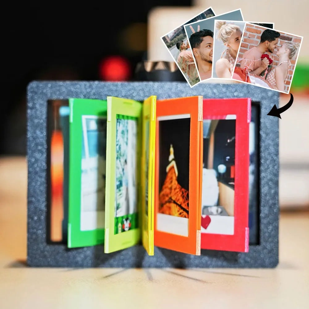 Custom Instax Mini Flipbook Frame – 24 Photos Animation Machine, Anniversary Gift for Couples