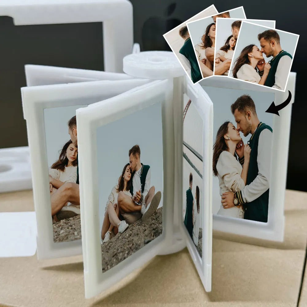 Custom Instax Mini Flipbook Frame – 24 Photos Animation Machine, Anniversary Gift for Couples