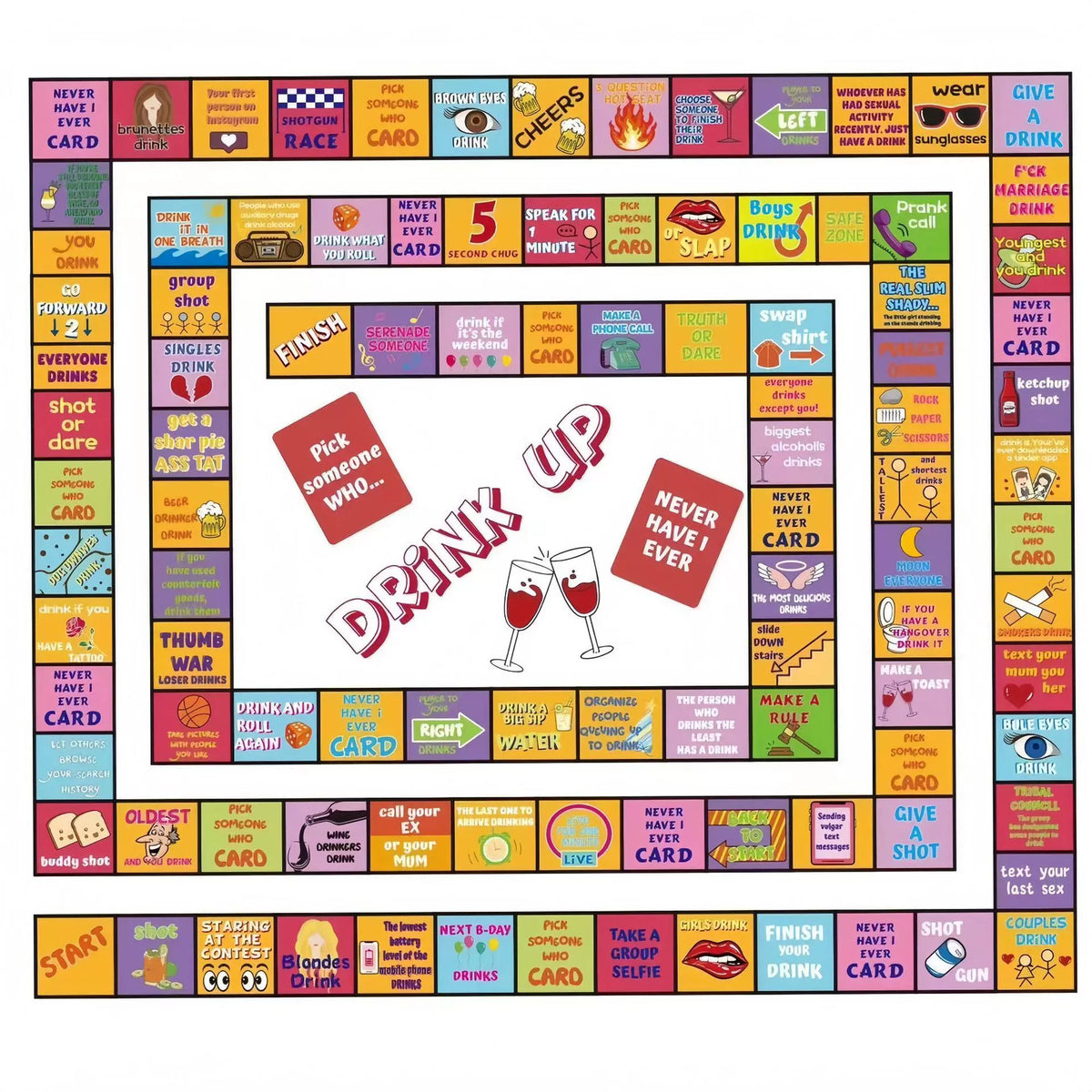Bestselling AdultOpoly – Adult Drinking Board Game for Couples, Perfect for Date Night & Party Game Night