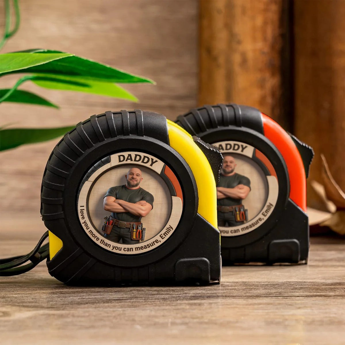 Personalized Photo Measuring Tape for Dad | Custom Father's Day Gift with Picture