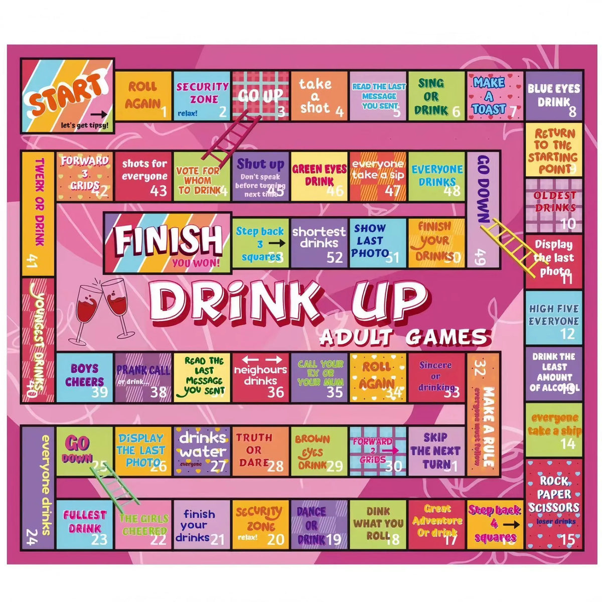 Bestselling AdultOpoly – Adult Drinking Board Game for Couples, Perfect for Date Night & Party Game Night