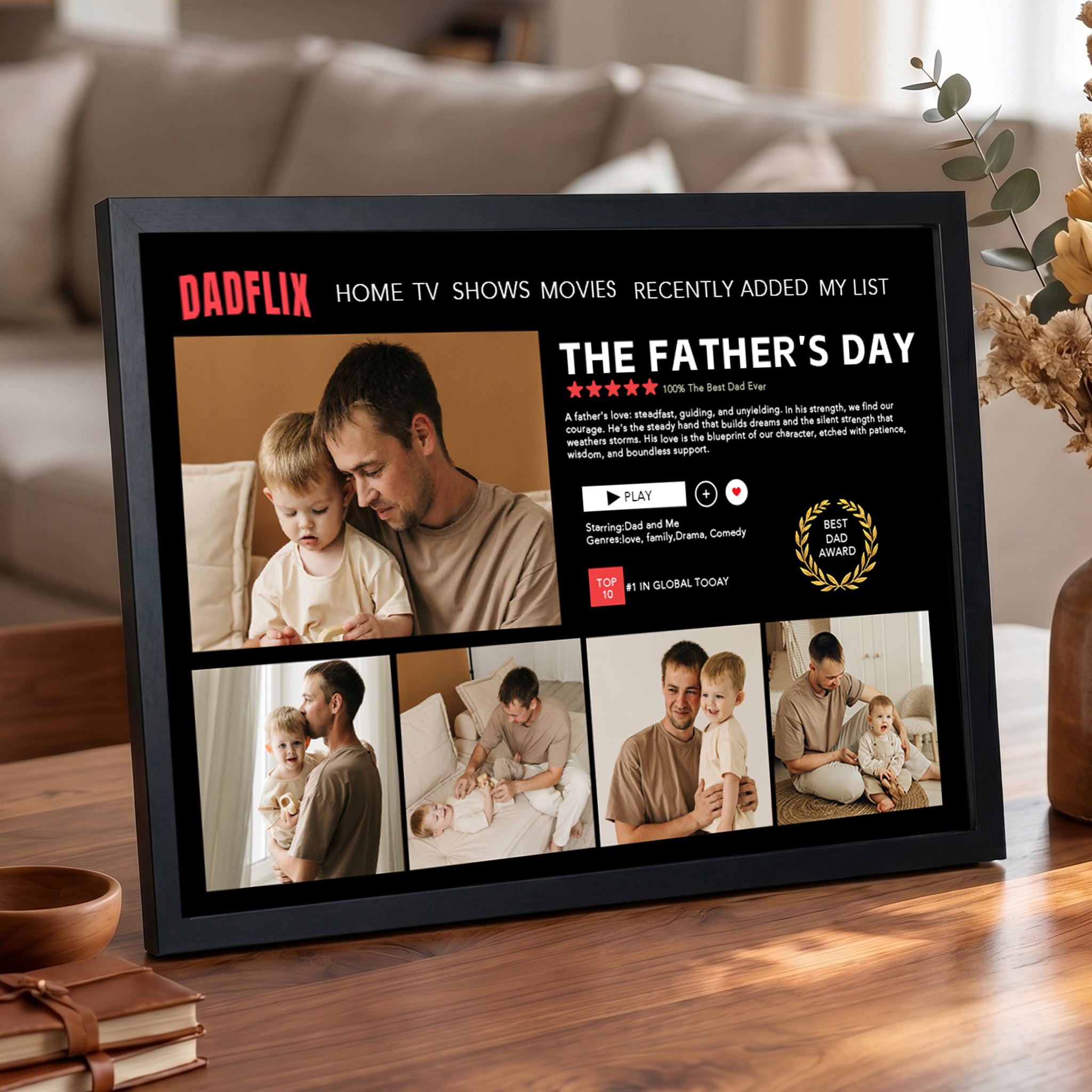 Custom Momflix Movie Photo Frames, The Best Gift For Mom, Dad, Family, And Loved Ones In 2026