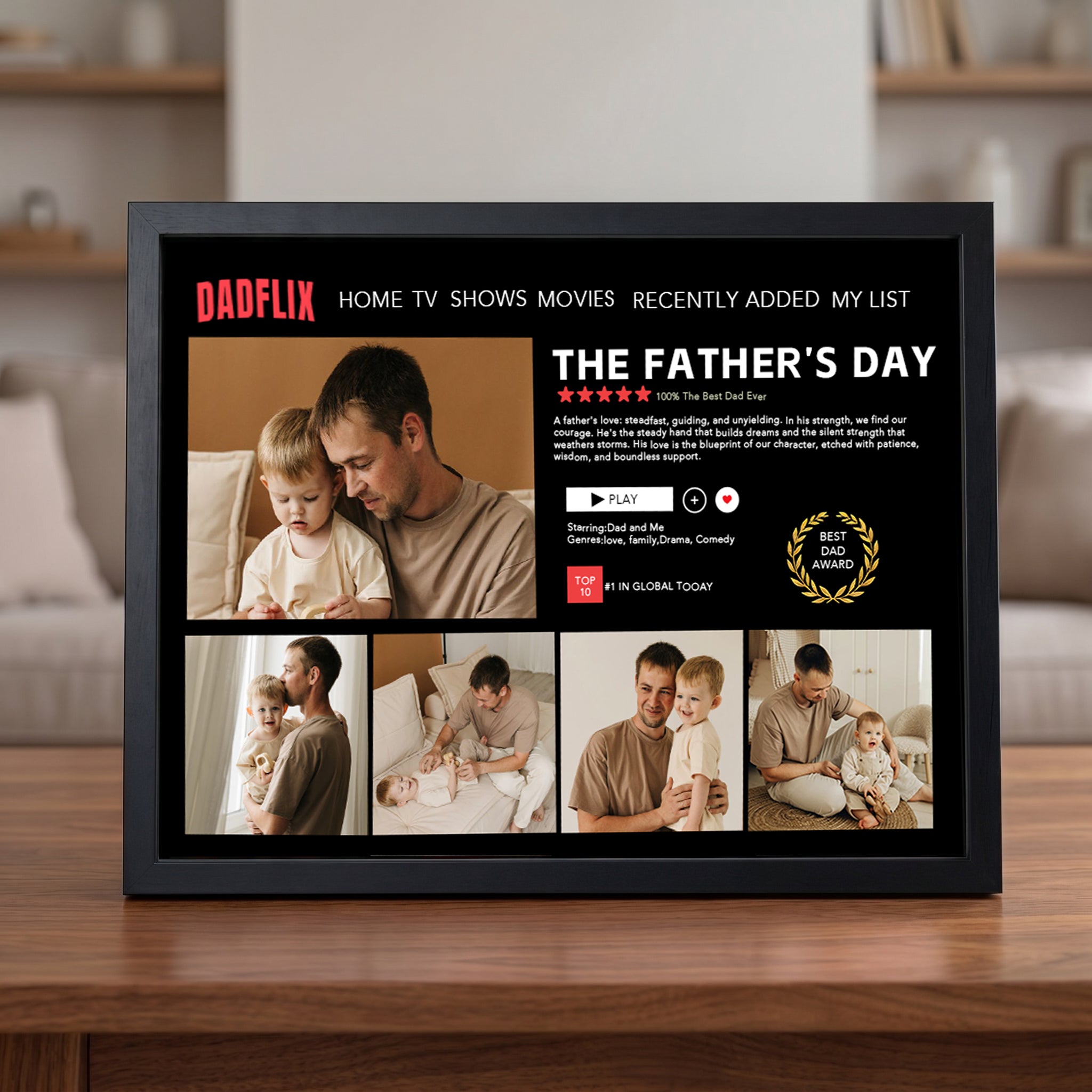 Custom Momflix Movie Photo Frames, The Best Gift For Mom, Dad, Family, And Loved Ones In 2026