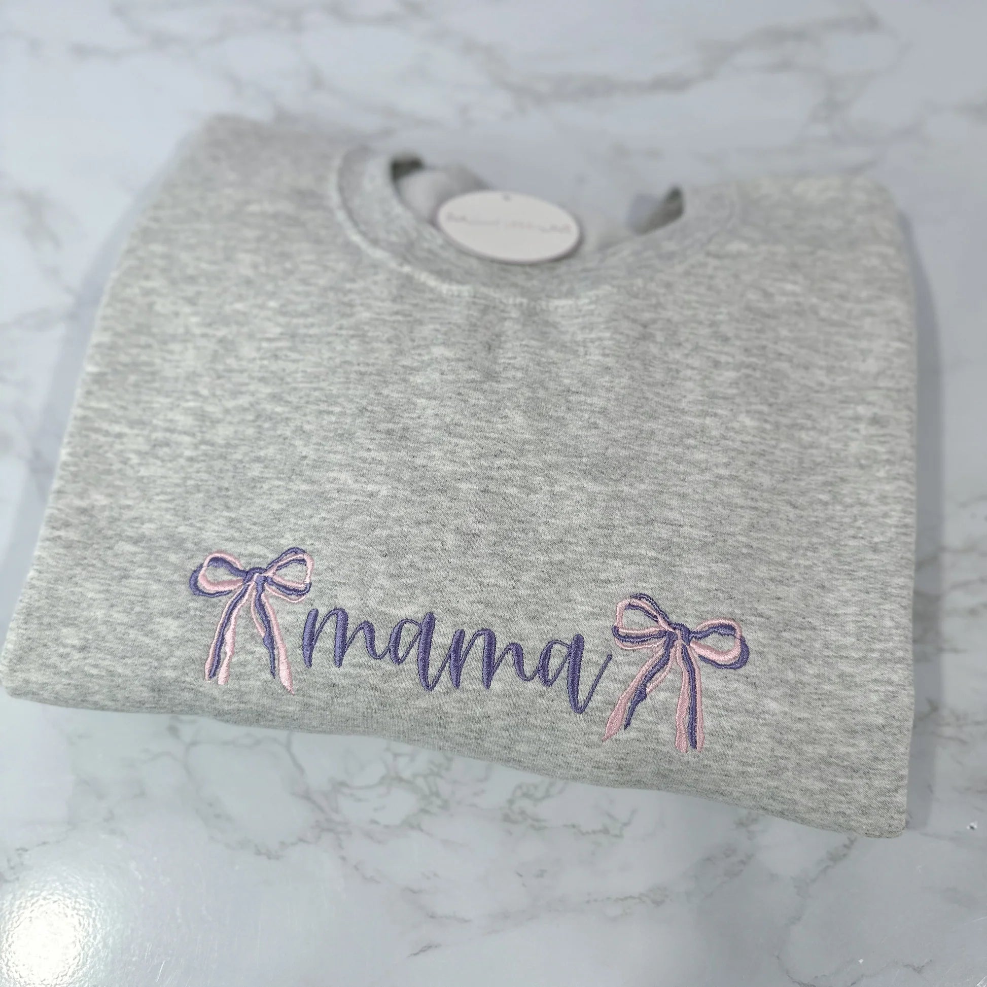 Embroidery BOW MAMA Sweatshirt