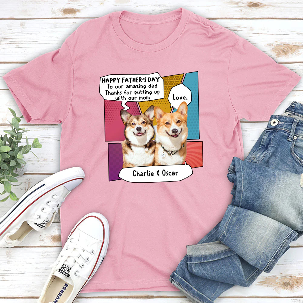 Pop Art Amazing Mom - Personalized Custom Unisex T-Shirt