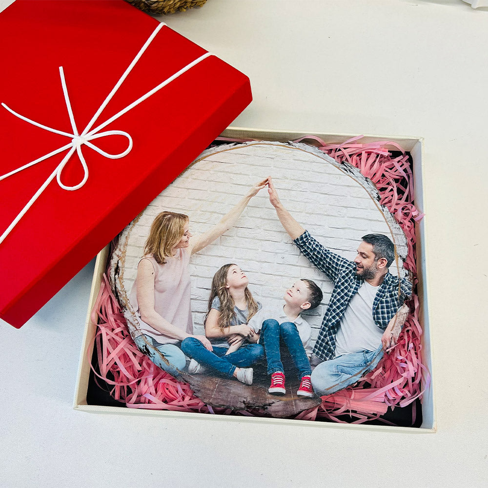 50%OFF ⭐️Custom Photo on Wood Valentine's Day Anniversary Gift