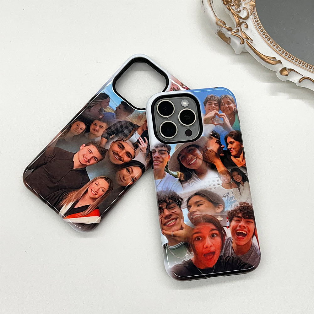 Couple Collage Case, Custom iPhone Case for Valentine's Day