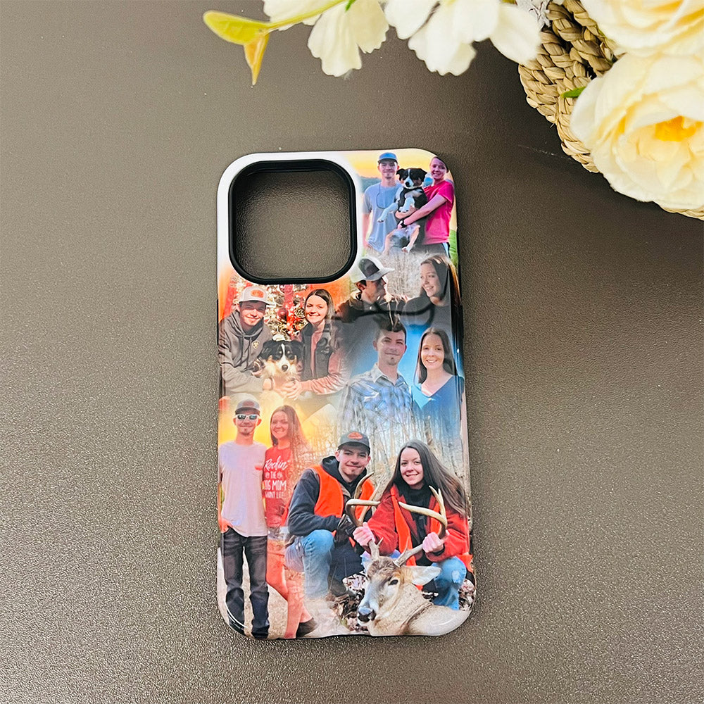 Couple Collage Case, Custom iPhone Case for Valentine's Day