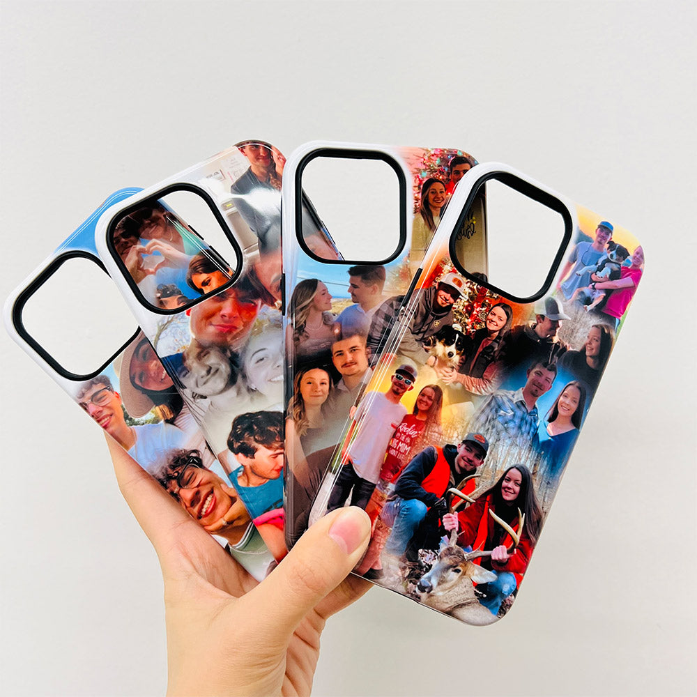 Couple Collage Case, Custom iPhone Case for Valentine's Day