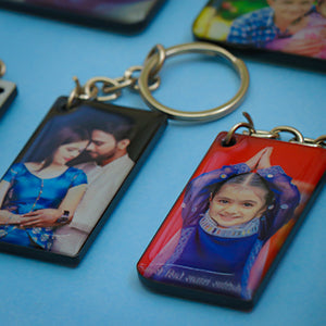 CUSTOM PHOTO KEYCHAIN GEL