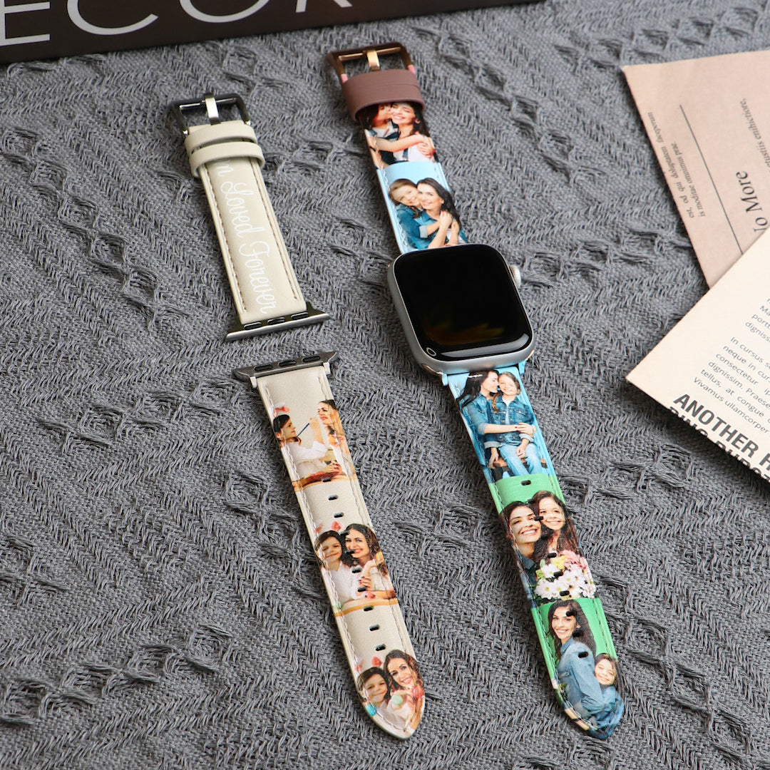Custom Photo Text Watch Band-Buy 2 Free Shipping