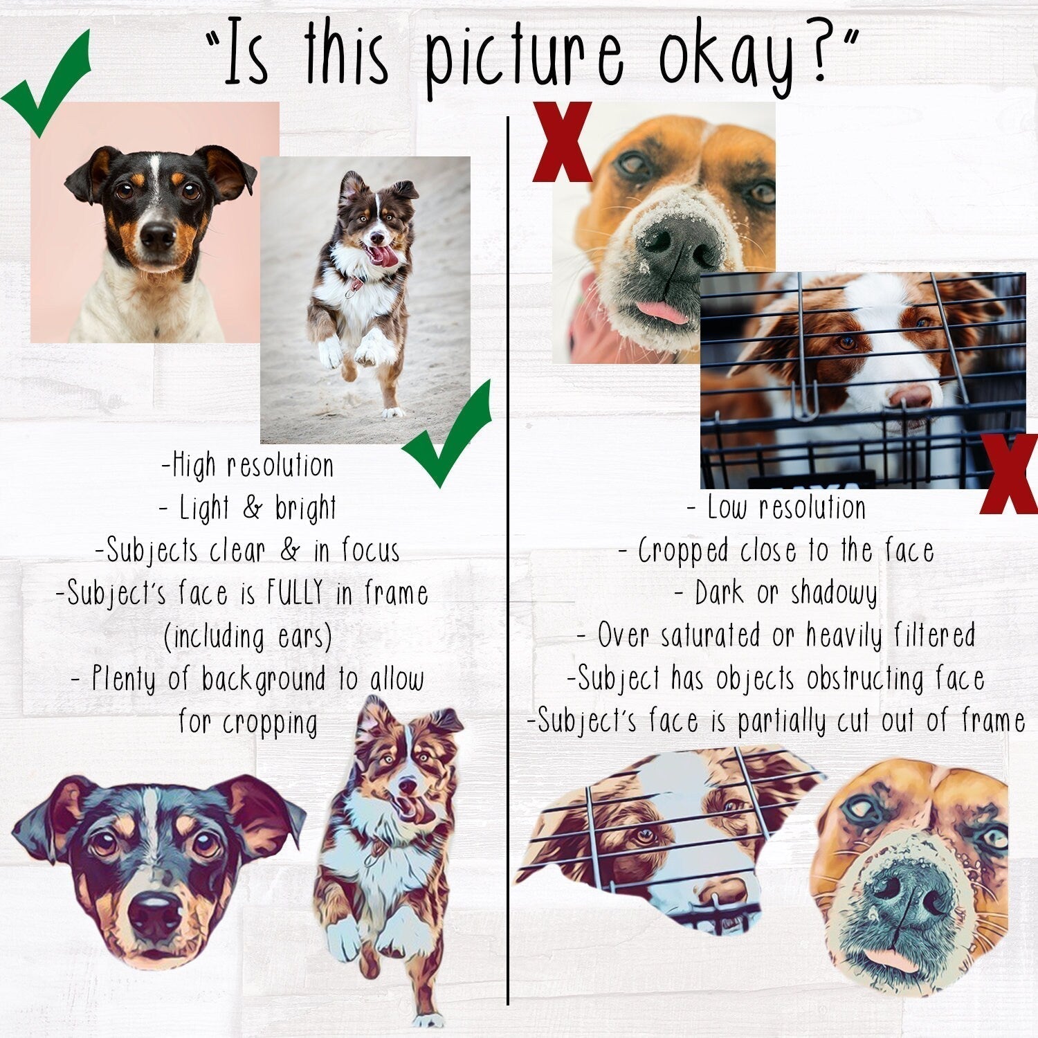 Personalized Dog Pet Cartoon Photo Mug