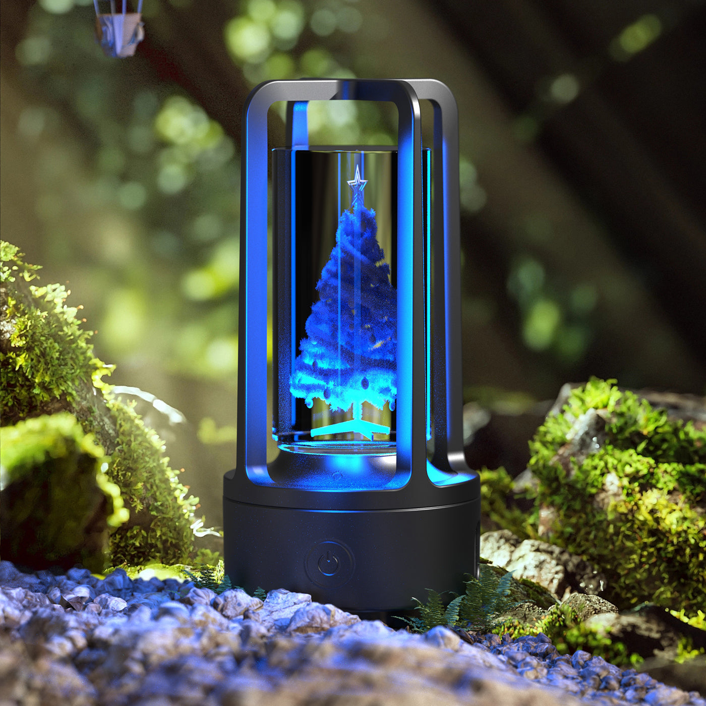 Creative 2 In 1 Audio Acrylic Crystal Touch Lamp And Bluetooth Speaker Valentine's Day Gift