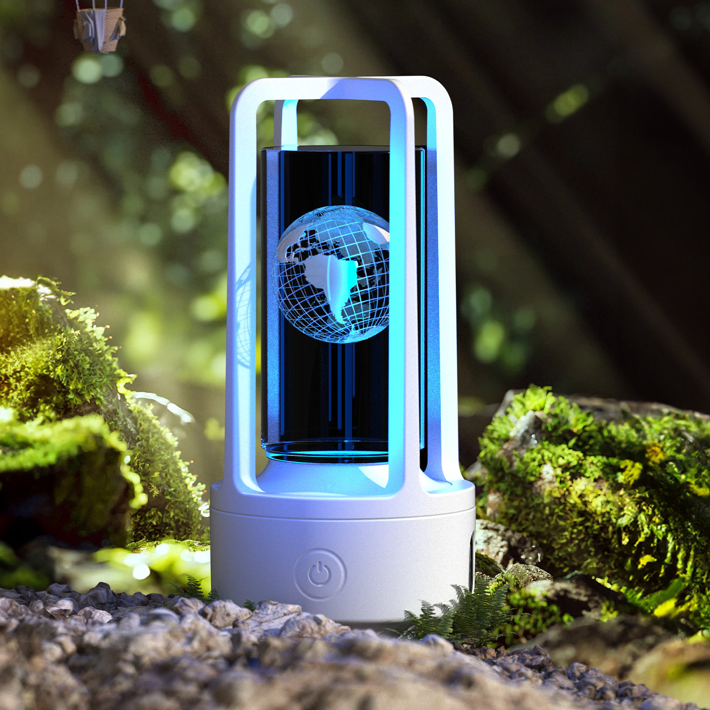 Creative 2 In 1 Audio Acrylic Crystal Touch Lamp And Bluetooth Speaker Valentine's Day Gift