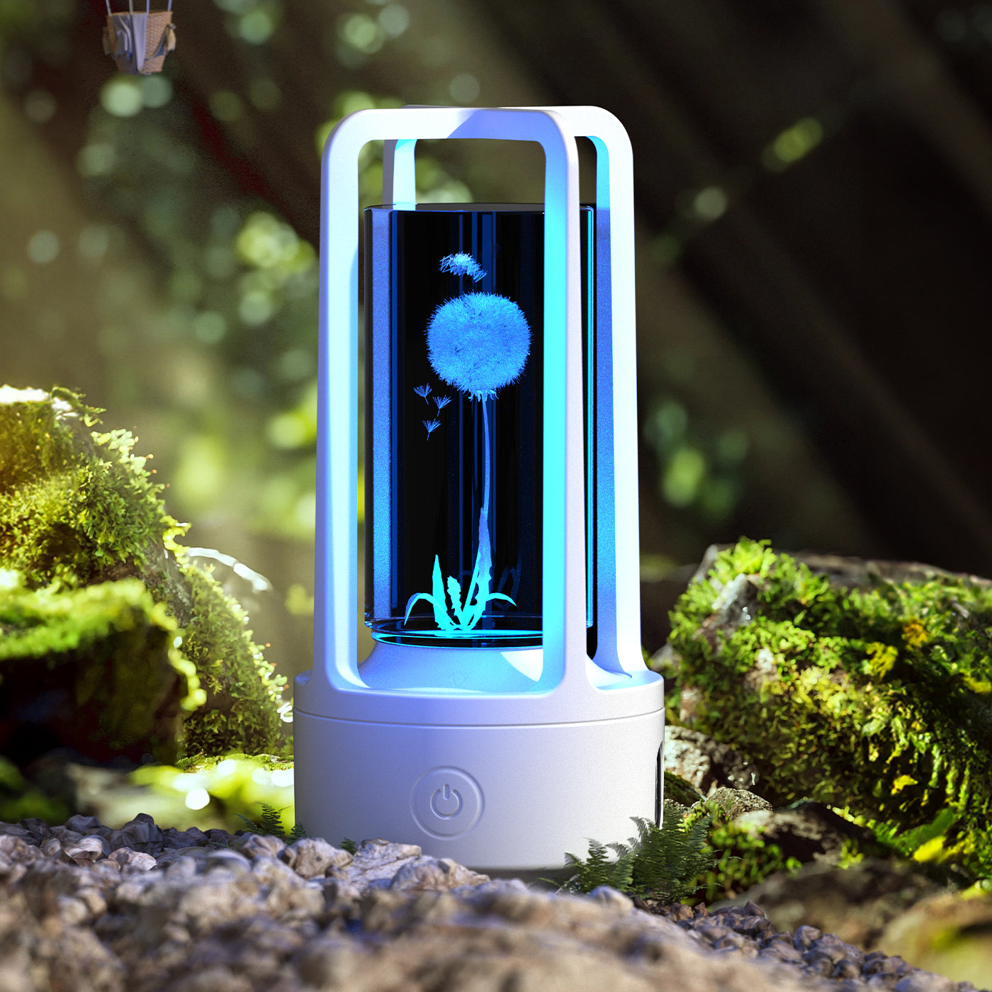 Creative 2 In 1 Audio Acrylic Crystal Touch Lamp And Bluetooth Speaker Valentine's Day Gift