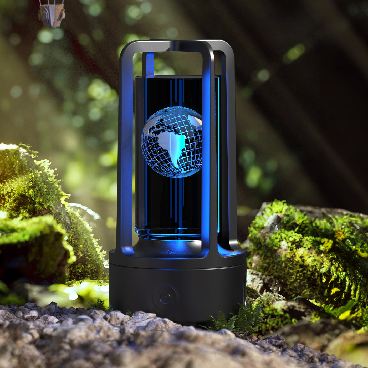 Creative 2 In 1 Audio Acrylic Crystal Touch Lamp And Bluetooth Speaker Valentine's Day Gift