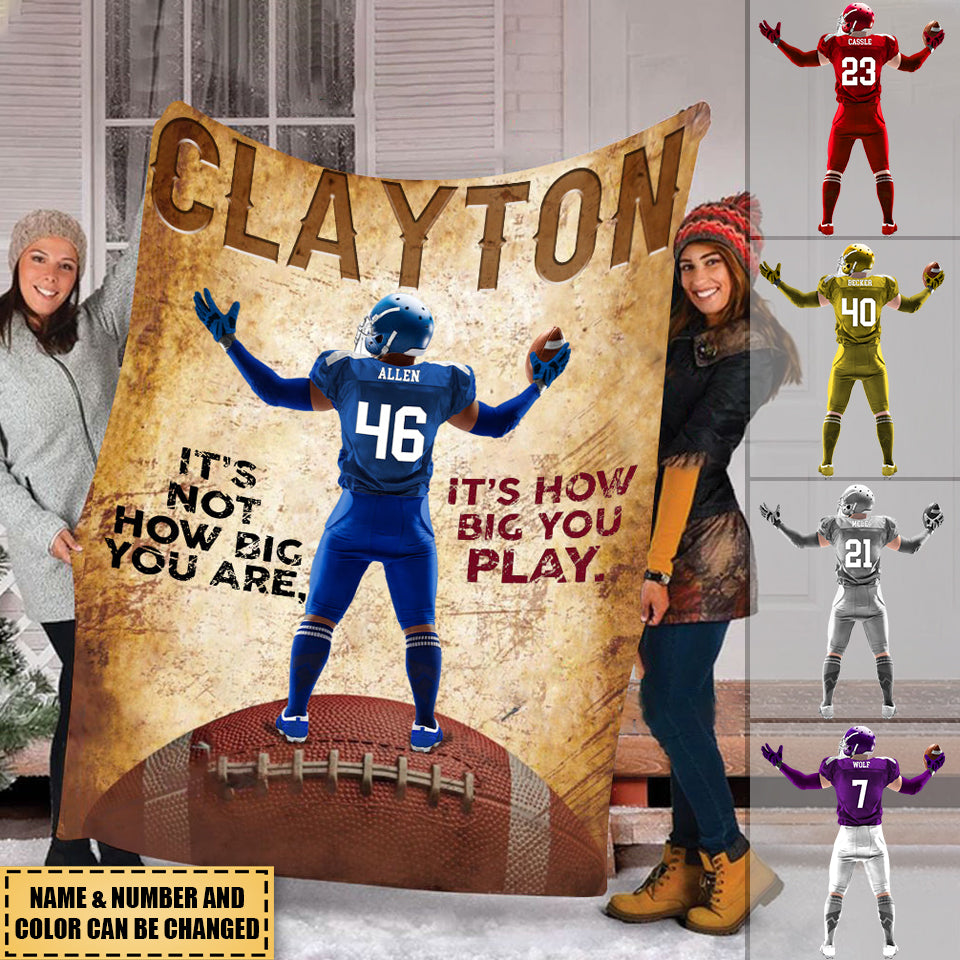 Personalized American Football Blanket-Gift For American Football Lovers&Players