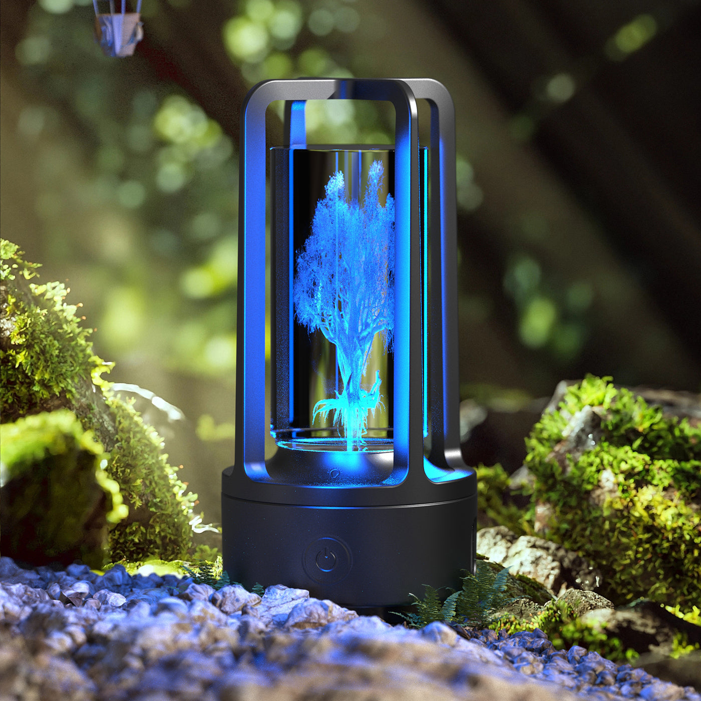 Creative 2 In 1 Audio Acrylic Crystal Touch Lamp And Bluetooth Speaker Valentine's Day Gift