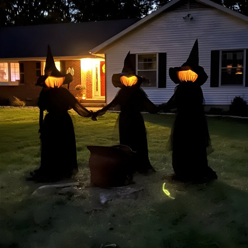 🎃HALLOWEEN PRESALE 48% OFF-Voice Control Screaming Witches Three Sisters(BUY 2 GET FREE SHIPPING)