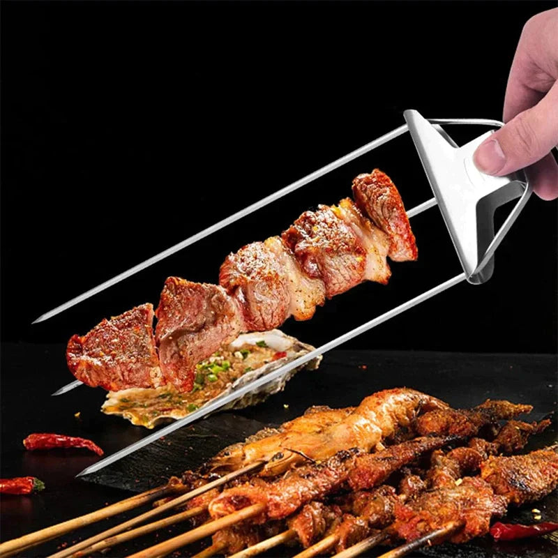 🔥Hot Sale Reusable 3 Way Grill Skewers - BBQ GrillSavant（buy one get one free）
