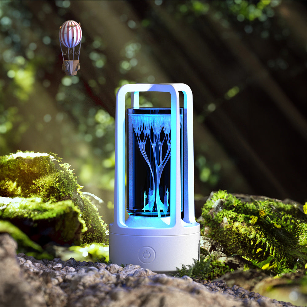 Creative 2 In 1 Audio Acrylic Crystal Touch Lamp And Bluetooth Speaker Valentine's Day Gift