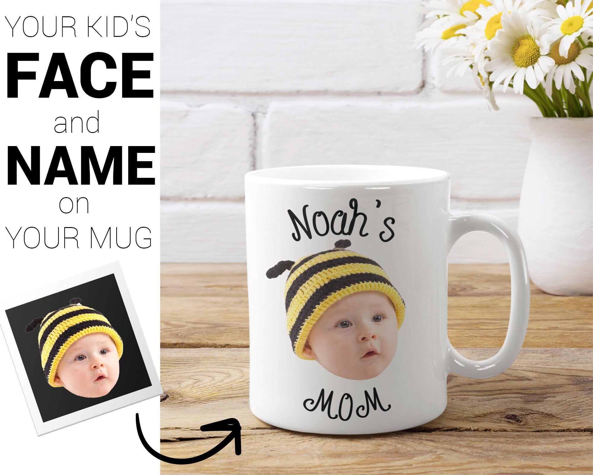 Personalized Dog Pet Cartoon Photo Mug