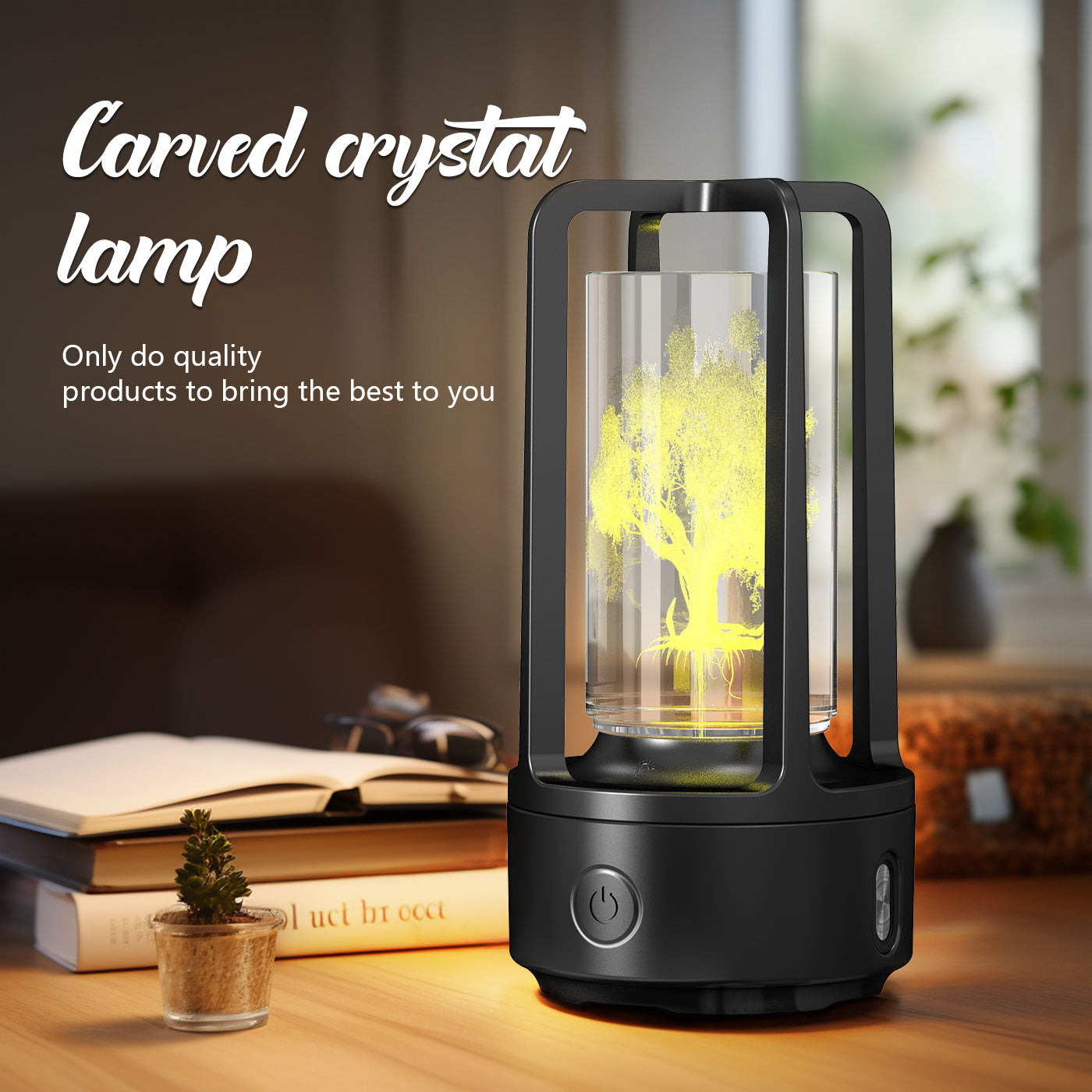 Creative 2 In 1 Audio Acrylic Crystal Touch Lamp And Bluetooth Speaker Valentine's Day Gift