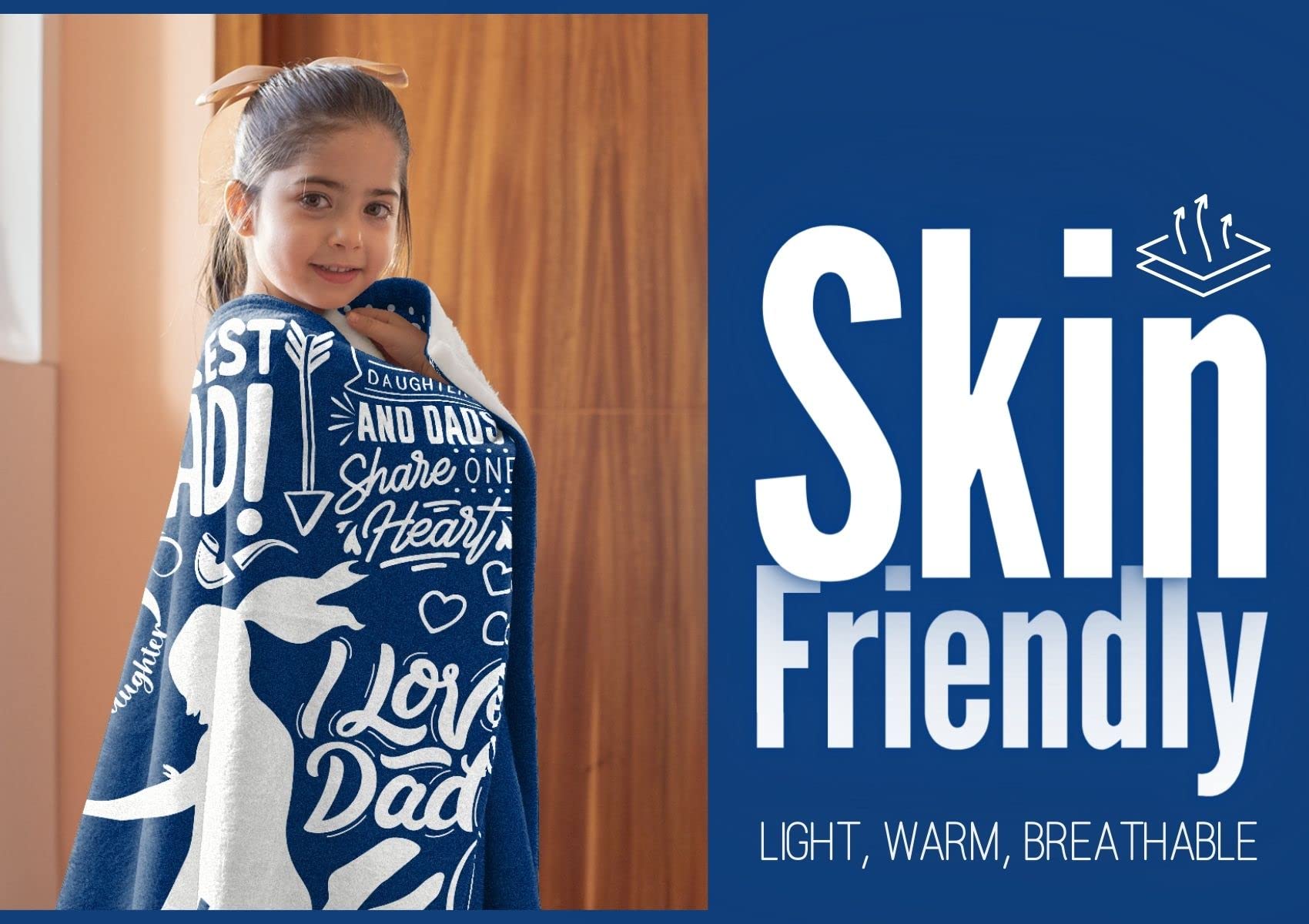 💖For Dad Blanket👨Dad Gifts Blanket From Daughter Son