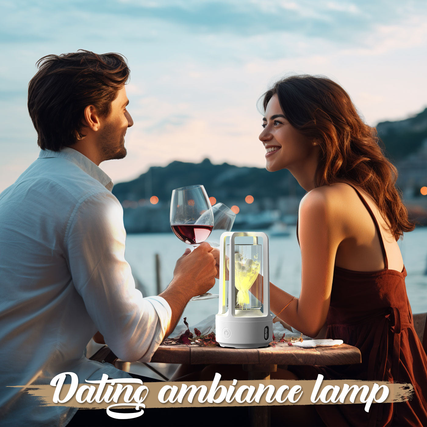 Creative 2 In 1 Audio Acrylic Crystal Touch Lamp And Bluetooth Speaker Valentine's Day Gift
