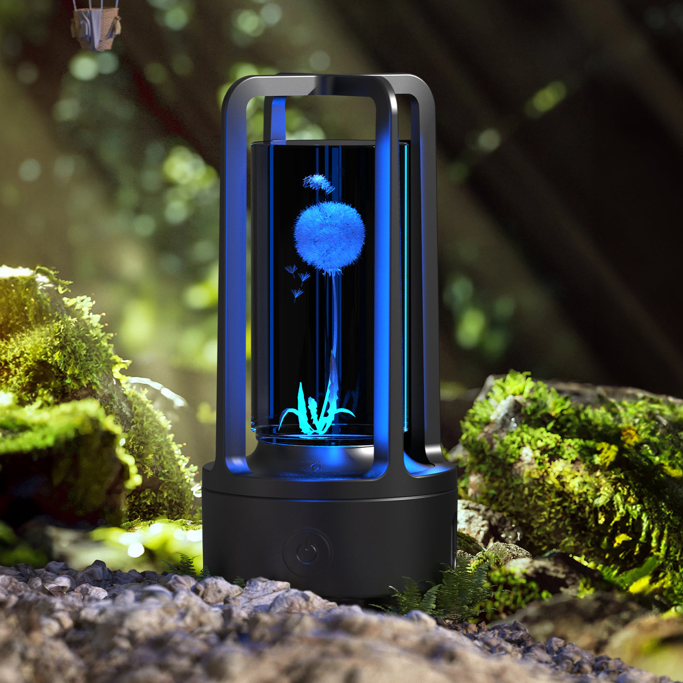 Creative 2 In 1 Audio Acrylic Crystal Touch Lamp And Bluetooth Speaker Valentine's Day Gift