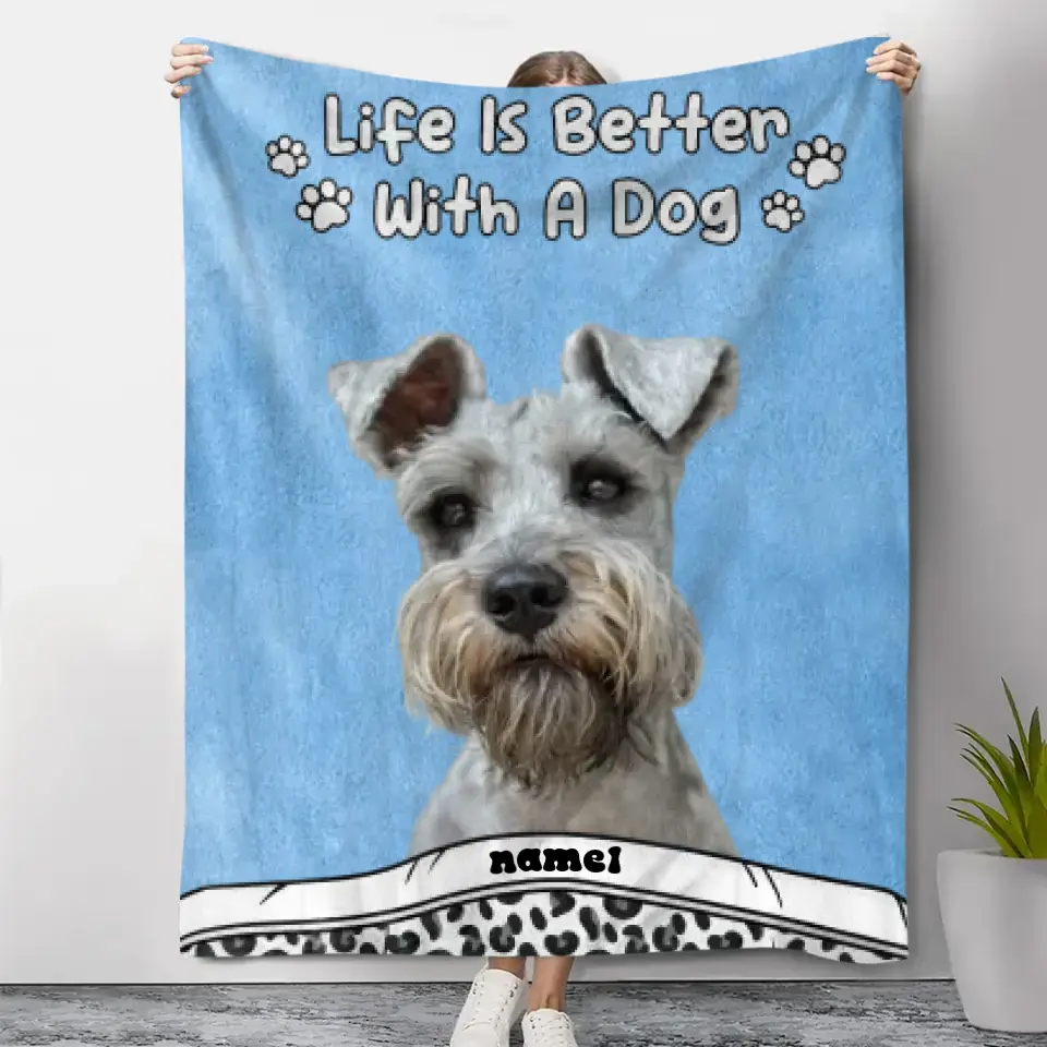 Personalized Custom Pet Blanket - Gift For Pet Owners Pet Lovers