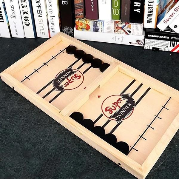 Best Interactive Game Ever - Fast Sling Puck Game - Christmas Gift For Family, Friends, Children(Buy 2 Free Shipping)