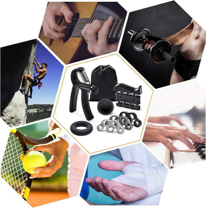 Hand Grip Strengthener 7 Pack Adjustable Hand Gripper