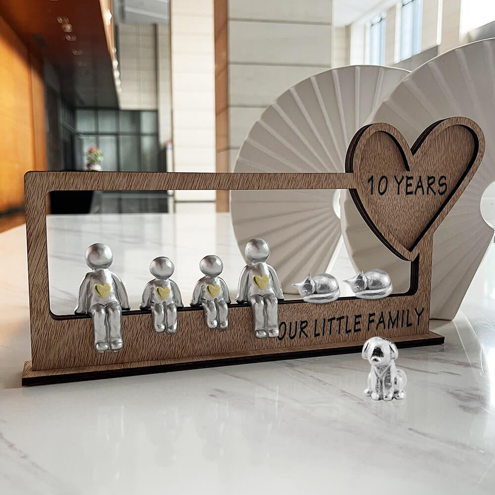 Personalised - Our Little Family | Family Anniversary Gift - Choose Your Own Family Combination