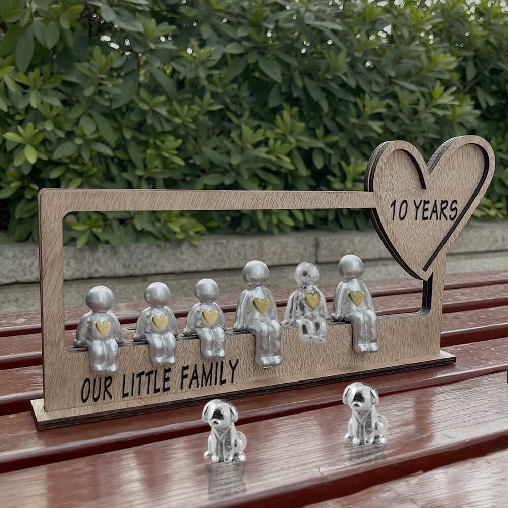 Personalised - Our Little Family | Family Anniversary Gift - Choose Your Own Family Combination