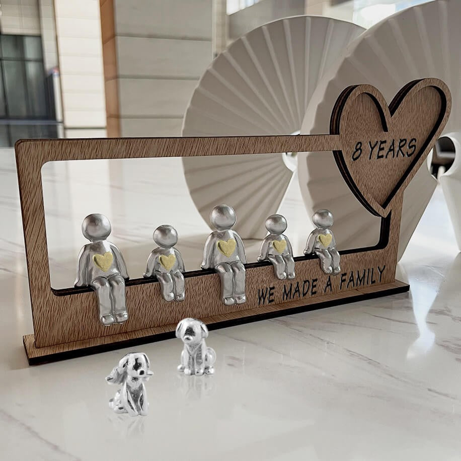 Personalised - Our Little Family | Family Anniversary Gift - Choose Your Own Family Combination