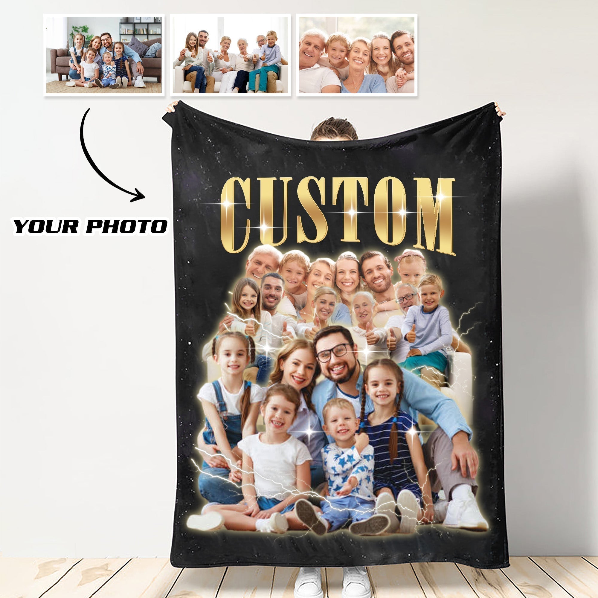 Photo Vintage Blanket Gifts For Kids