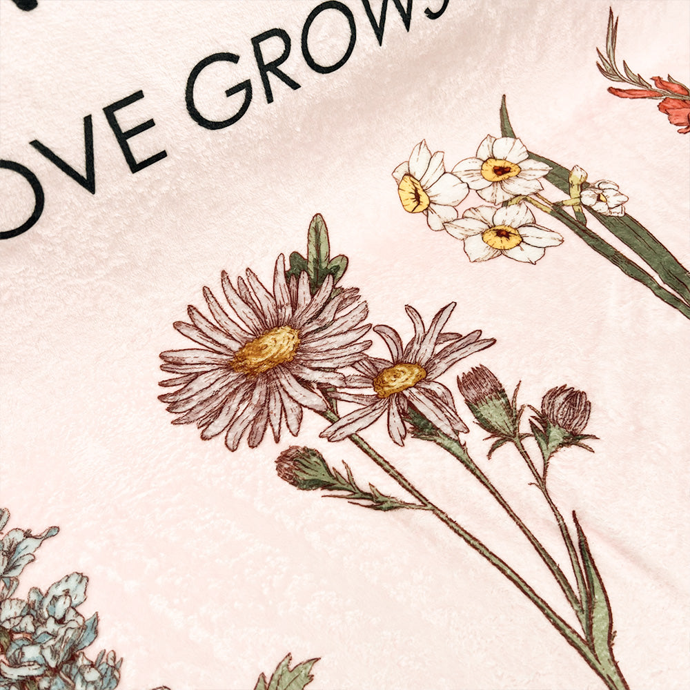 Mama's Garden is Her Children Customized Blanket🌺