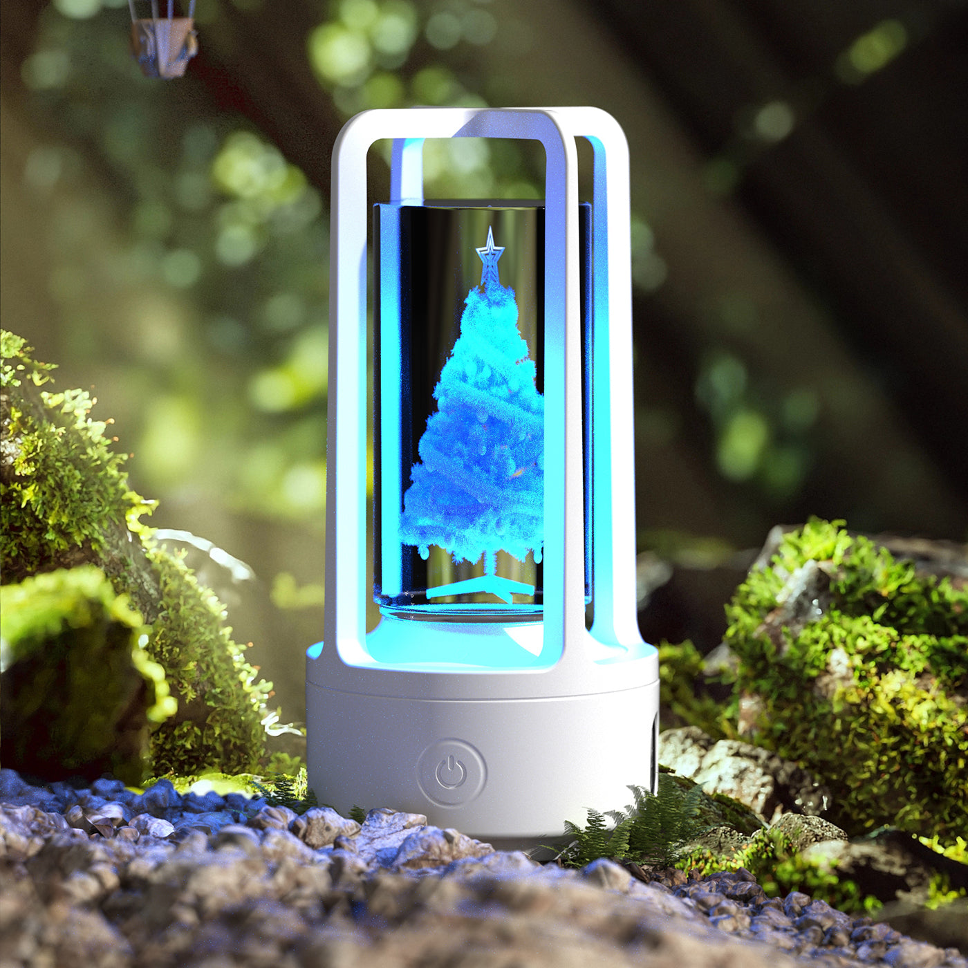 Creative 2 In 1 Audio Acrylic Crystal Touch Lamp And Bluetooth Speaker Valentine's Day Gift