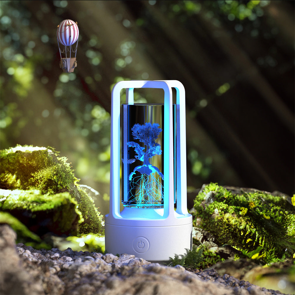 Creative 2 In 1 Audio Acrylic Crystal Touch Lamp And Bluetooth Speaker Valentine's Day Gift