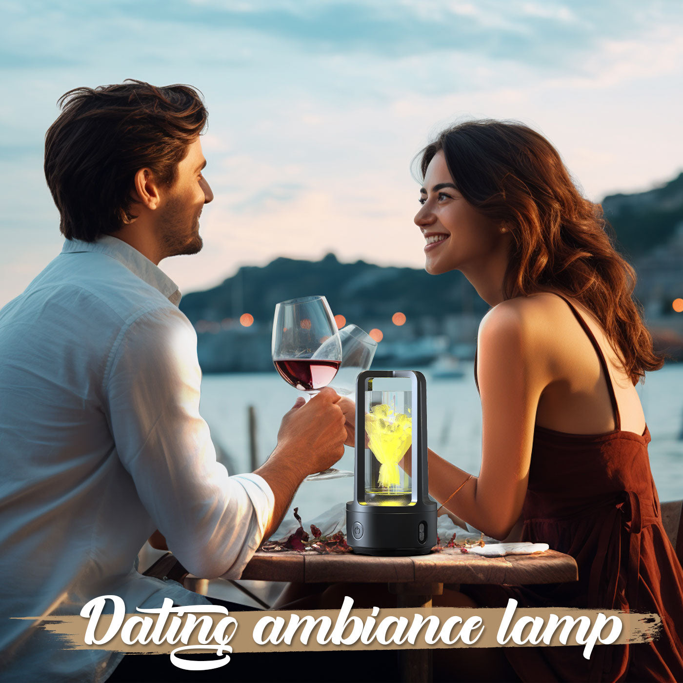 Creative 2 In 1 Audio Acrylic Crystal Touch Lamp And Bluetooth Speaker Valentine's Day Gift
