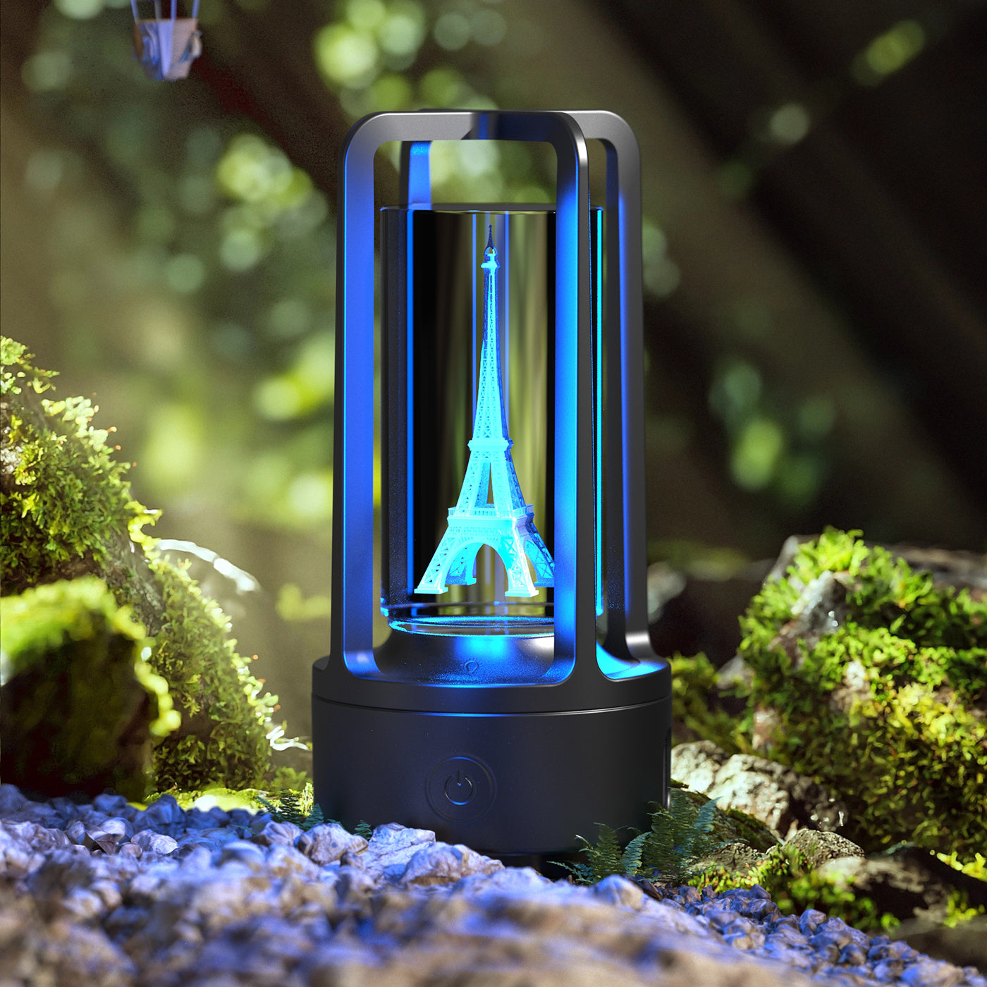 Creative 2 In 1 Audio Acrylic Crystal Touch Lamp And Bluetooth Speaker Valentine's Day Gift