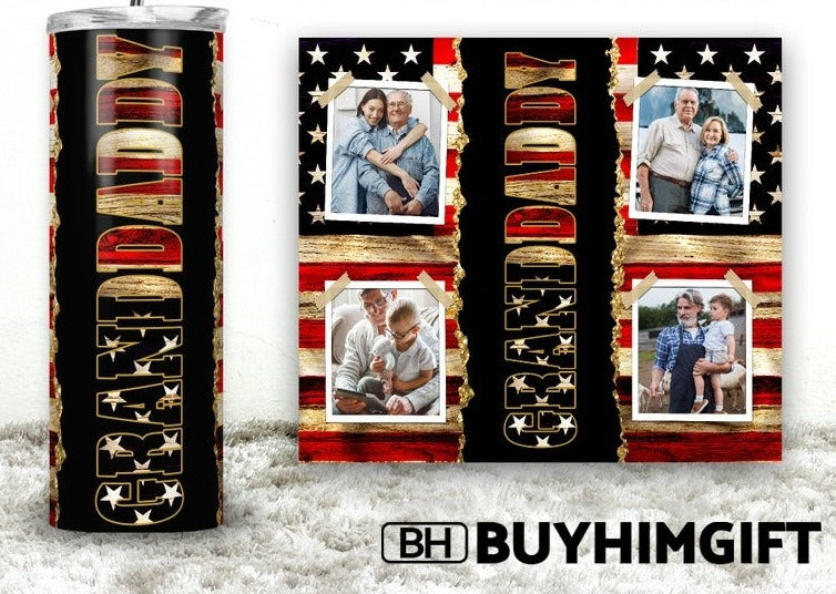 Black And Gold Color Scheme GRANDDADDY Mug- Personalized Father's Day Gift