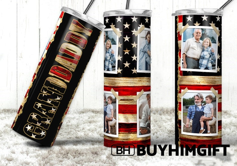 Black And Gold Color Scheme GRANDDADDY Mug- Personalized Father's Day Gift